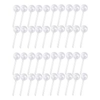 40 Pcs Plant Watering Bulbs Clear Self-Watering Globes Automatic Water Balls Device Vacation Houseplant Pot Bulbs