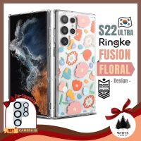 ??แท้พร้อมส่ง  เคสใส เคสกันกระแทก Ringke Fusion Design 02. Floral Sumsung Galaxy S22 Ultra / S22 Ultra 5G