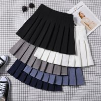 ✿ Korean Fashion Women High Waist Pleated Summer Faldas Casual Kawaii A-line Plaid Tenni College Style for Girls Mini Short Skirts