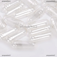 youyuanbai2 1000pcs transparent Empty gelatin แคปซูลยา vcaps CLEAR halal แยกกล่อง