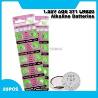 20Pcs 1.55V AG6 371 SR920SW LR920 SR927 171 370 L921 LR69 SR920ปุ่มสำหรับนาฬิกาข้อมือของเล่นรีโมทคอนโทรลโทรศัพท์มือถือ