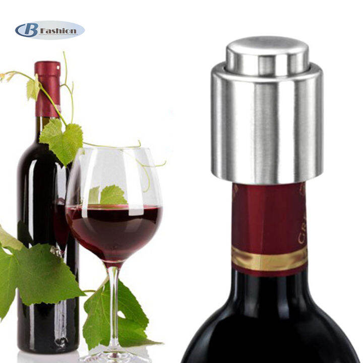 BF New Handy Stainless Steel Vacuum Wine Bottle Stopper Plug Bottle