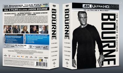 Bourne Ultimate Collection, The /เดอะ บอร์น อัลติเมท คอลเลคชั่น (4K+BD Set /10 Discs) (4K/BD มีเสียงไทย มีซับไทย)