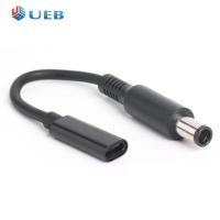 PD USB Type C ตัวเมียถึง7.4X5.0Mm DC Jack Laptop Charger Adapter สำหรับ DELL