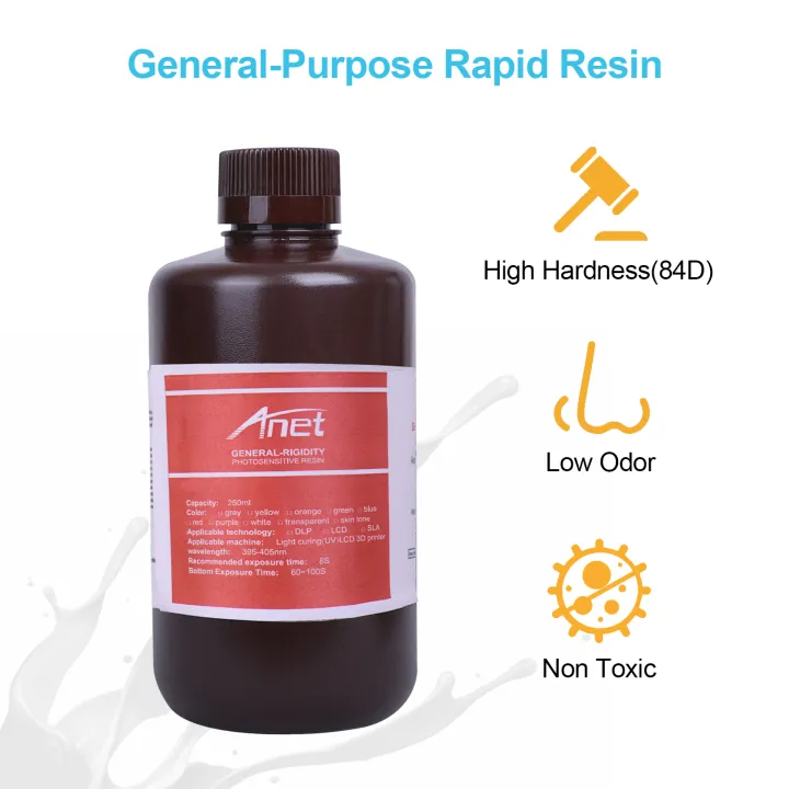 GeneralPurpose Rapid Resin 405nm Standard Photopolymer Curing Resin