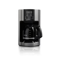 ❁₪ Coffee 12-Cup Programmable Coffeemaker Rapid Brew Brushed Metallic coffee maker machine， cafetera create