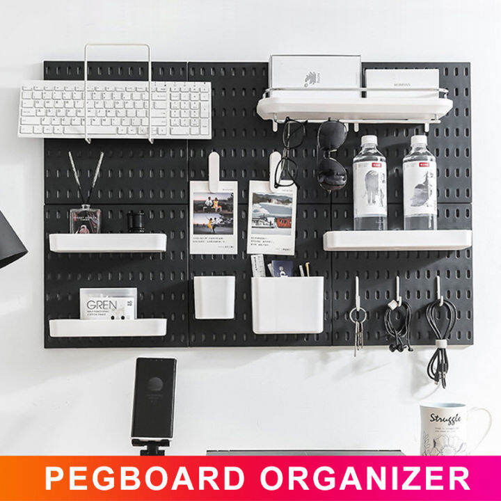 Wall Shelves & Organization Pegboard Combination Kit Storage DIY Wall