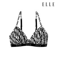 ELLE Lingerie บราสามเหลี่ยมมีฟองน้ำสไตล์ Summer Bra คอลเลคชั่นลายพิมพ์โลโก้กราฟฟิค ไม่มีโครง รุ่น LB4725