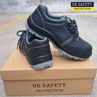 SALE !! รองเท้าเซฟตี้หุ้มส้นจากฝรั่งเศส รุ่น UK SAFETY หัวเหล็ก พื้นเหล็ก