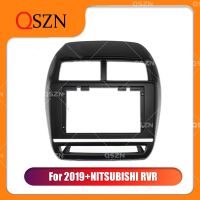 QSZN แผงหน้าปัดวิทยุติดรถยนต์10.1นิ้วสำหรับ Mitsubishi RVR 2019 + ชุดแท่นยึดอุปกรณ์ในรถกรอบติดตั้งแผงหน้าปัดขนาด2 Din