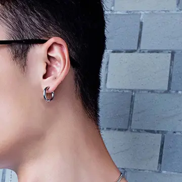 Fake Hoop Earrings For Men  Earrings  AliExpress