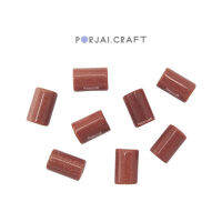 Sandstone Cylinder Bead ลูกปัดแซนสโตนทรงกระบอก 12mm