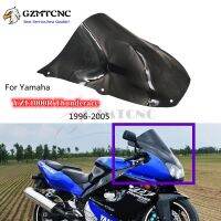 ฟิล์มกระจกมองข้างสำหรับยามาฮ่า1996-2005 YZF YZF1000R 1000R กระจกบังลมแบบฟองคู่กระจกหน้ากระบังหน้าลมที่เบนทางลมลม