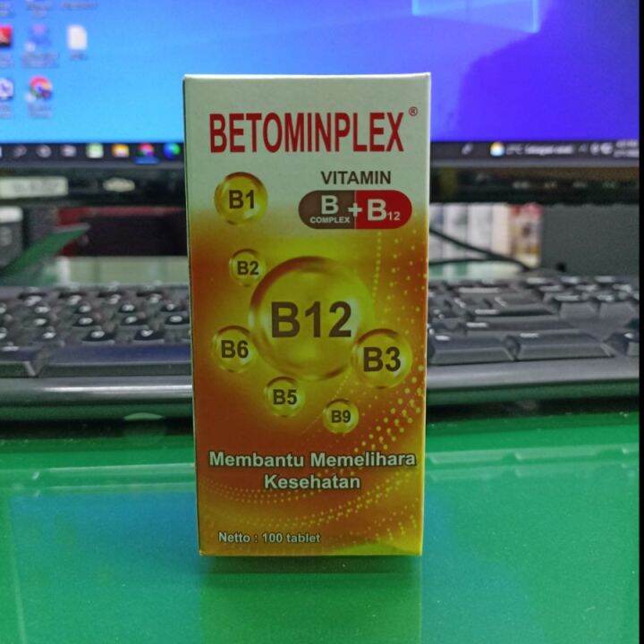 BETOMINPLEX VITAMIN B COMPLEX PLUS B12 ARTO ISI 100 TABLETS | Lazada ...