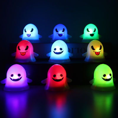 Ghost ไฟ LED เปลี่ยนสีได้,ไฟกลางคืนรูปผีน่ารักสำหรับตกแต่งบ้านงานปาร์ตี้ฮาโลวีนมีความสุข