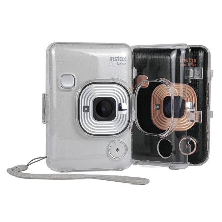 กระเป๋าฝาครอบป้องกันใสกระเป๋าสำหรับ-fuji-กล้อง-fujifilm-instax-ขนาดเล็กสำหรับกล้อง-lipplay-อุปกรณ์เสริมทันที