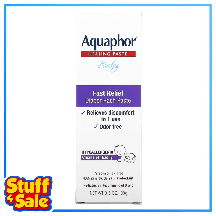Aquaphor Baby Healing Fast Relief Diaper Rash Paste 3.5 oz 99g | Lazada PH