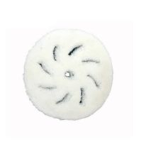 แผ่นขัดกลมไมโครไฟเบอร์ สีขาว 5นิ้ว Microfiber Sponge Polishing Pad