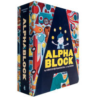 บล็อกตัวอักษรสมุดวาดภาพระบายสีสำหรับเด็กเด็กสมุดภาพภาษาอังกฤษสมุดวาดภาพระบายสีสำหรับเด็กภาษาอังกฤษต้นฉบับ Edition Alphablock ตัวอักษรตรัสรู้ความรู้ความเข้าใจสนุกเด็กหนังสือ Zero Basis 0-3ปีเด็ก Early หนังสือการศึกษาหนังสือต้นฉบับ