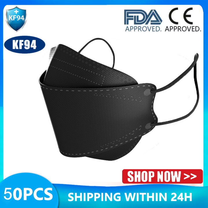 kf94 mask original 50 pcs korea KF94 Respirator Face Mask Reusable