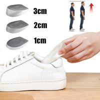 Silicone Invisible Height Increased Insoles for Men Women Shoes Inserts Heel Cups Cushion Plantar Fasciitis Gel Insoles for Feet Shoes Accessories