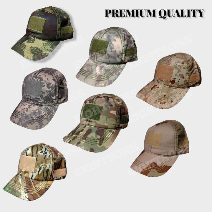 PREMIUM Topi Velcro Topi Taktikal Topi Tactical Topi Komando Topi ...