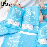 ☾♀▬ 2PCS Shoes Bags Drawstring Pocket Sneaker Footwear Slippers Sandals Clothes Storage Organizer Travel Luggage Home Portable Pouch