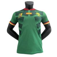 shot goods 【Player Issue 】Cameroon Home Jersey 2022 2023 High Quality Green Player Version Football Jersey