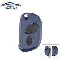 [New Changes] QWMEND Flip Smart Car Key Fob Case สำหรับ Maserati GranTurismo Quattroporte 2005 2011รถ Remote Key Shell Cover