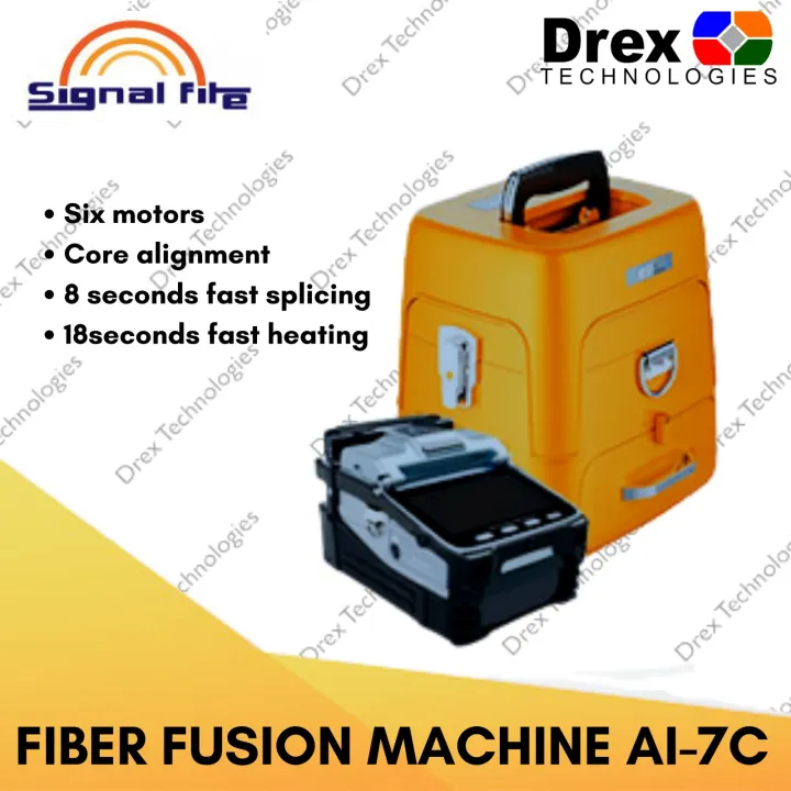 Signal Fire AI-7C Automatic Optical Fiber Fusion Splicer - ORANGE ...