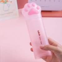 +【； 3D Pencil Case Storage Box Lovely Pink Cat Paw Cartoon Pen Bag For School Girl Kawaii Stationery Gift Pouch Eraser Holder Box