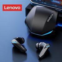 Lenovo GM2 Pro หูฟังบลูทูธ5.3หูฟังออกกำลังเล่นเกมไร้สายในหูเวลาแฝงต่ำโหมดคู่หูฟังเพลงใหม่