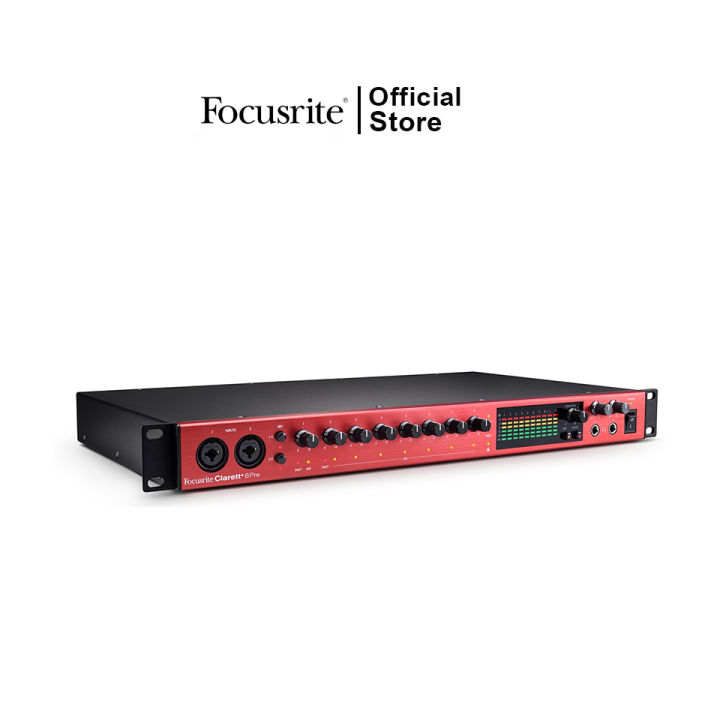 focusrite-clarett-8-pre-usb-ออดิโออินเตอร์เฟส-อุปกรณ์บันทึกเสียง-โฮมสตูดิโอ-18in-20out-usb-interface