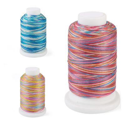 230m/Roll 0.5mm Gradient Color Round 6-Ply Waxed Polyester Cord Thread for Bracelet Necklace DIY Jewelry Braided String Material