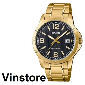 Casio gold tone on sale watch