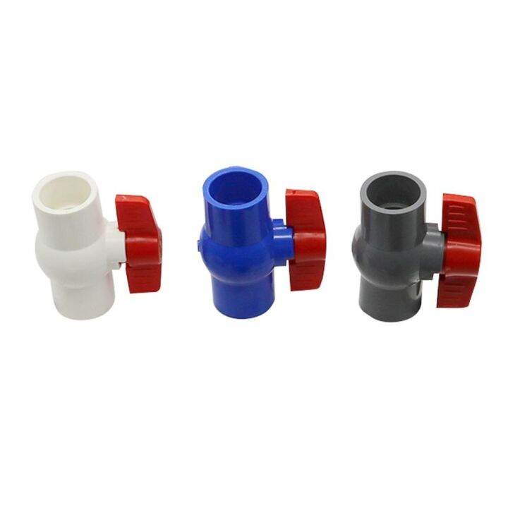 Water Supply White Blue Grey PVC Plastic Slip Ends Ball Valve 32Mm To ...