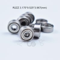 Bearing 10pcs R2ZZ 3.175x9.525x3.967(mm) free shipping chrome steel Metal Sealed High speed Mechanical equipment parts