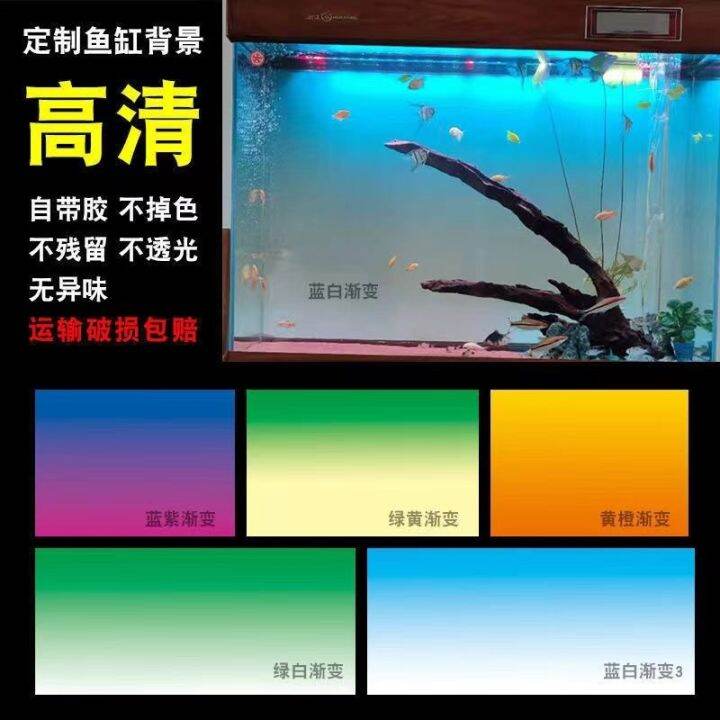 Fish tank background blue and white gradient background paper external