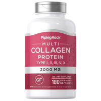 Piping Rock Multi Collagen Protein (Type I, II, III, V, X) 2000 mg 180 Capsules