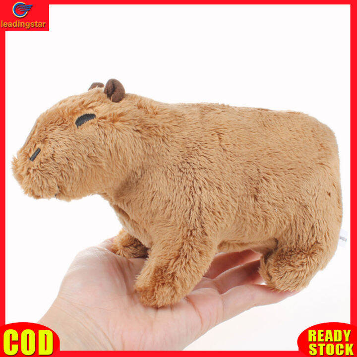 leadingstar-toy-hot-sale-20cm-capybara-plush-doll-toy-stuffed-kawaii-cartoon-animals-plush-toy-for-birthday-gifts