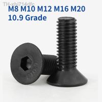 M8 M10 M12 M16 M20 10.9 Grade Carbon Steel Countersunk Head Hex Hexagon Socket Screw Flat Head Allen Bolt