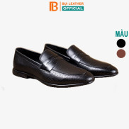 Giày Loafer nam G125, giày nam công sở da bò Nappa - Bụi leather