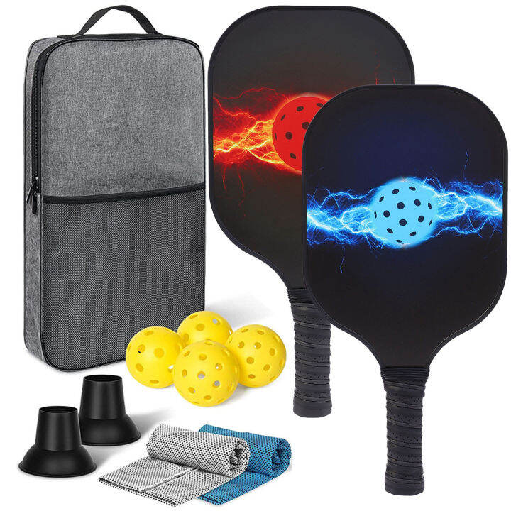 Glass Fibre Pickleball Paddles Set-USAPA Approved Pickle Ball Racket ...