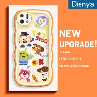 เคส Dienya สำหรับ OPPO เคส A16E A16K ลายการ์ตูนน่ารักนาซ่าบัซไลท์เยียร์ใหม่ Colour Macaron โบก้อนเคสมือถือนิ่มกันกระแทกแบบใสสร้างสรรค์เคสกล้องซิลิกาเจลฝาครอบป้องกัน