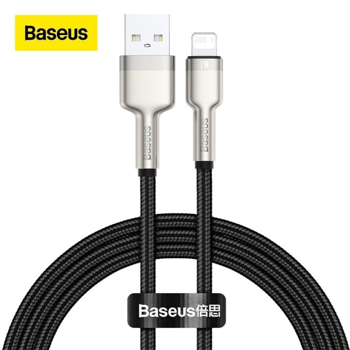 baseus-สายเคเบิล-ชาร์จเร็ว-usb-to-2-4a-สำหรับ-iphone-12-pro-max