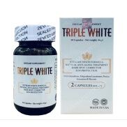 Viên uống Triple white, Viên uống Glutathione 1200 mg  Mẫu mới