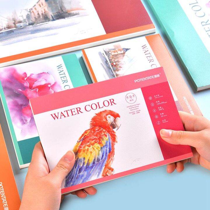 Potentate Watercolor Paper 300g 16 Sheets 8K/16K/32K Wood Pulp Acid