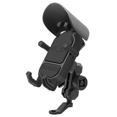 New Motorcycle Bicycle Cell Phone Holder Shock Absorber Mobile Phone Holder 360° Motorcycle Anti-shake Mount Stand Phone Support