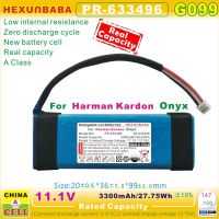 [G099] 11.1V 12.75V 3300Mah 36.63Wh PR-633496 PH2.0/3P NTC โพลิเมอร์ Li-Ion สำหรับ Harman Kardon 3S-633496ลำโพงนิล