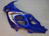 Fairings สำหรับ GSX 750 1999 GSX หน้ากากรถจักรยานยนต์600F 02 03แฟริ่ง GSX750 1998 - 2006 Katana สีน้ำเงินขาว